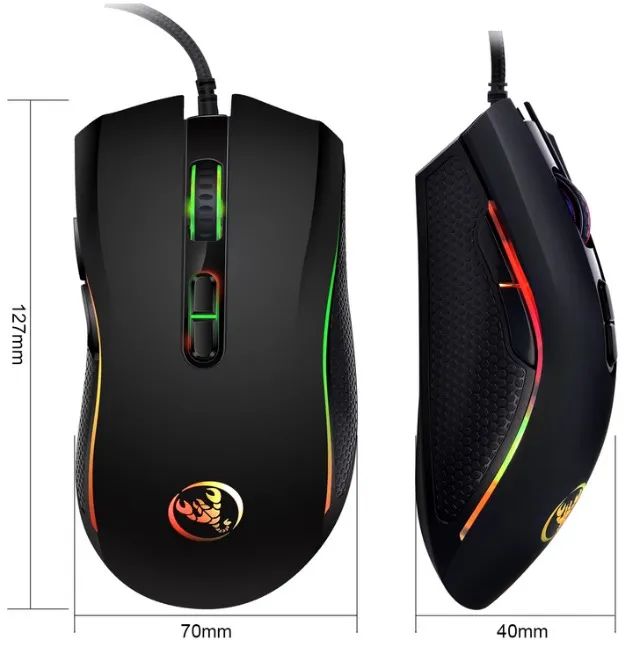 Mouse Com Fio HXSJ A869 - Foto 3