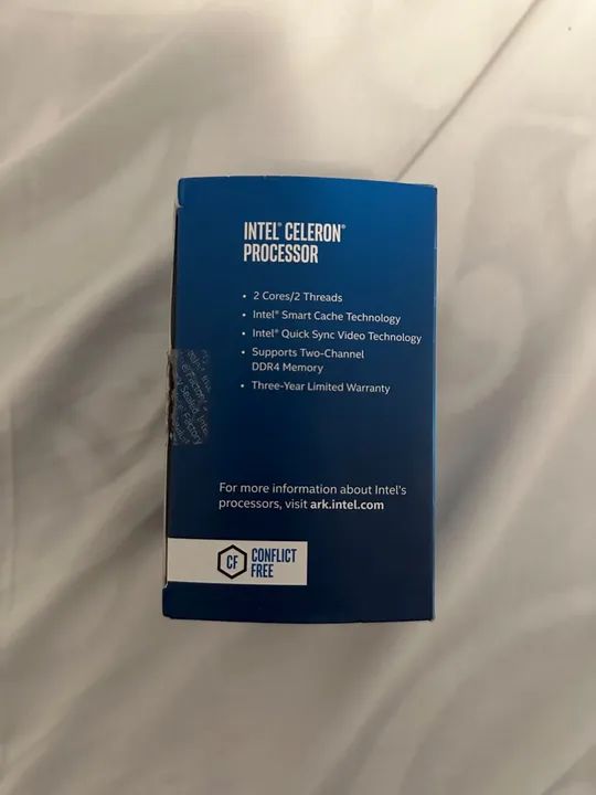 Processador Intel celeron G3900 Lga 1151 + 2x memória ram 2gb ddr3 1333mhz - Foto 3