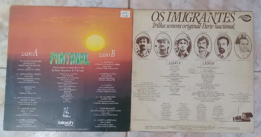 pantanal lp 1990-os imigrantes lp 1981 - Foto 2