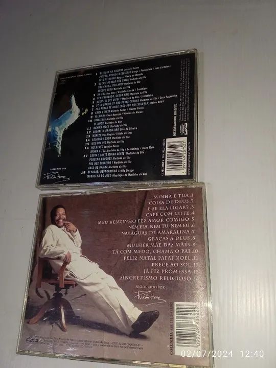 Martinho da Vila- dois diferentes CDs  - Foto 4