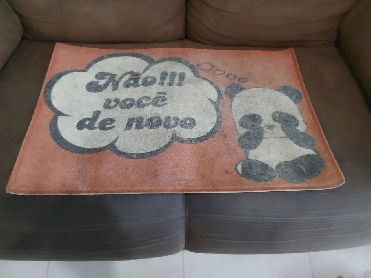 Capacho bem humorado 