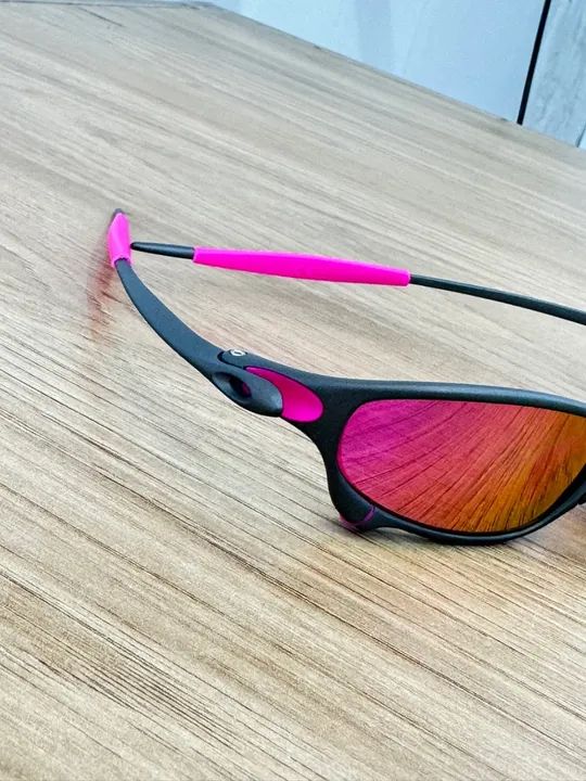Óculos de Sol Oakley - Preto e Rosa Juliet X - Foto 3