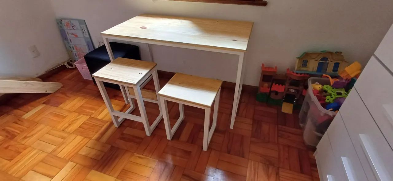 Mesa escritorio / estudos estilo industrial  - Foto 3