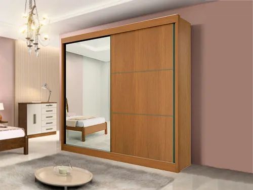 Guarda-Roupa Lara 2 Portas c/Espelho 100%MDF a655 - Foto 3