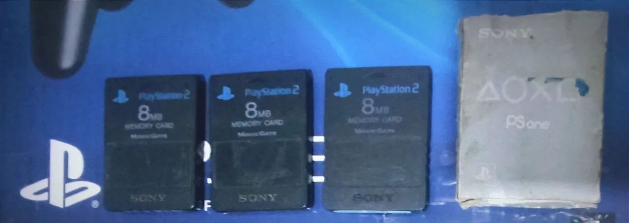 ps2 sony acessórios memory card 8mb original