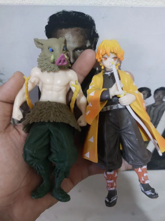 Figuras de ação Demon Slayer - Inosuke e Zenitsu