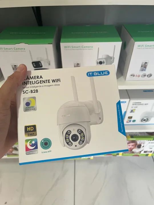 Câmera Wi-Fi Inteligente HD 5MP - Segurança e Imagem Nitida