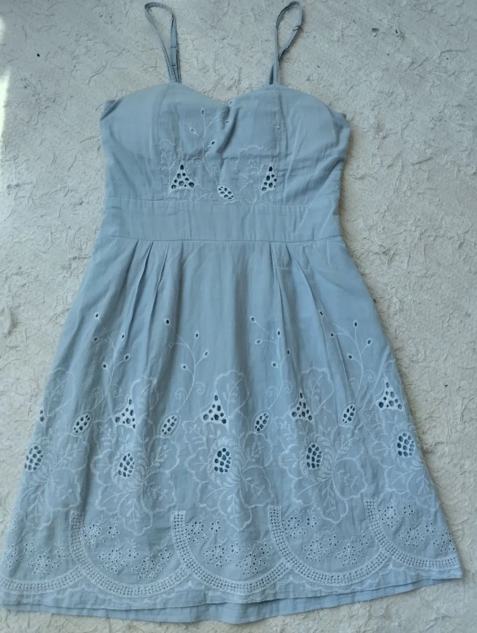 Vestido azul claro de leze? Brechó 