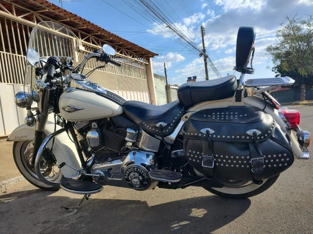 Vendo moto completa com reboque - Foto 3