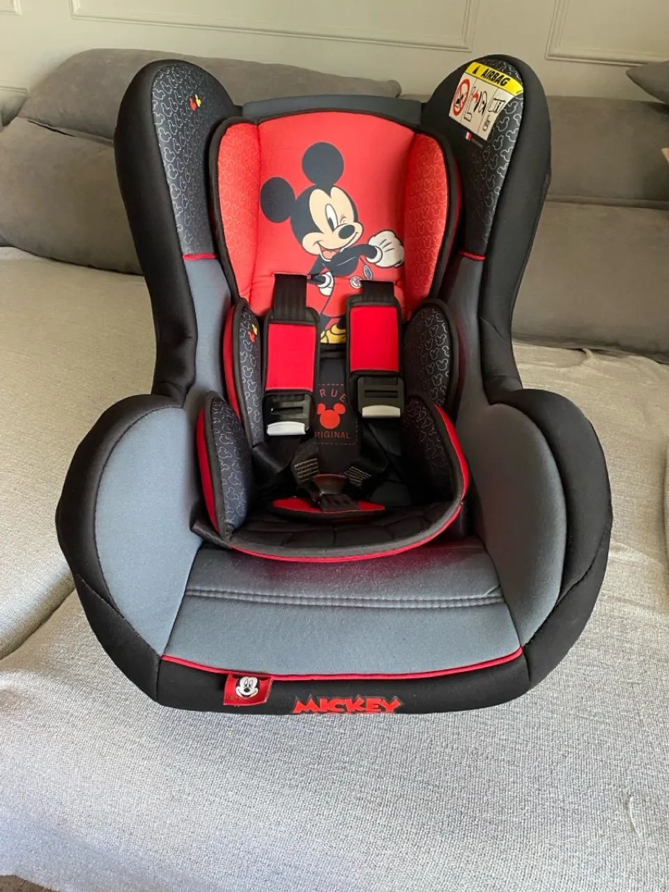 Cadeira Auto Mickey Cosmo Sp Reclinável 0 A 25 Kg - Disney - Foto 2