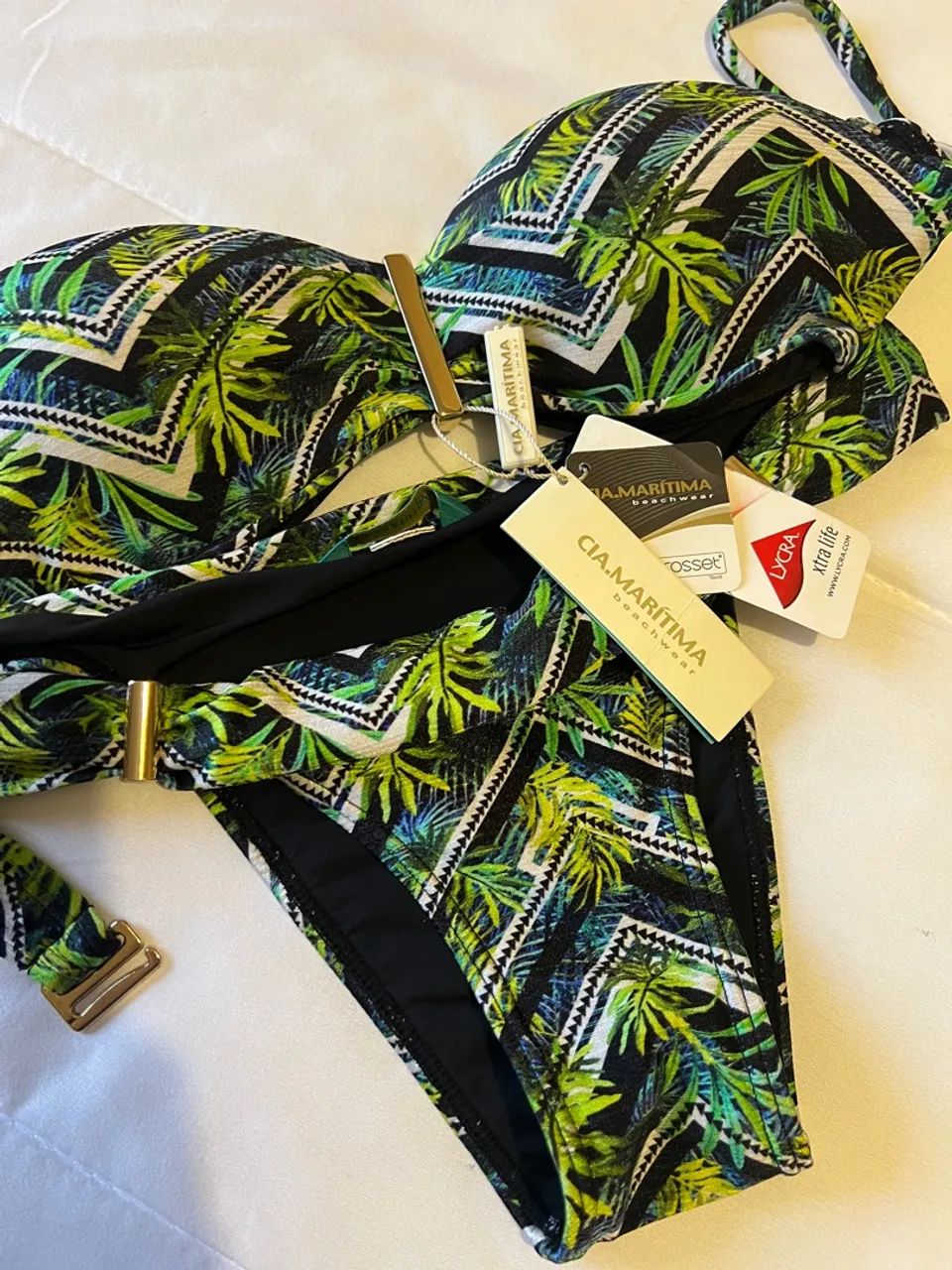 Biquíni CIA.MARÍTIMA Estampado Tropical - Novo - Foto 3