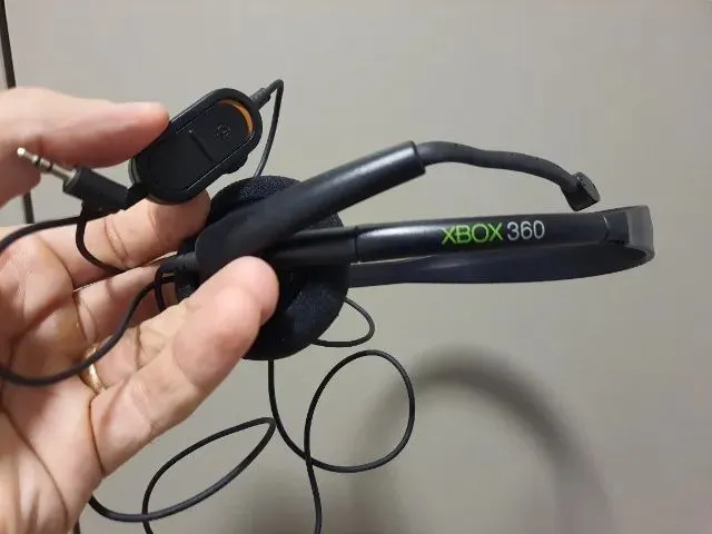 Fone Headset Xbox 360 Original Preto