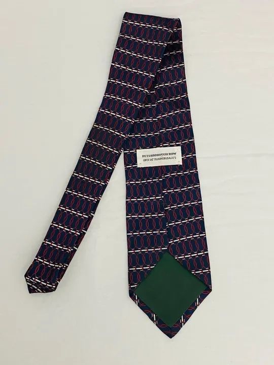 gravata peterborough azul estampada bom estado - Foto 3