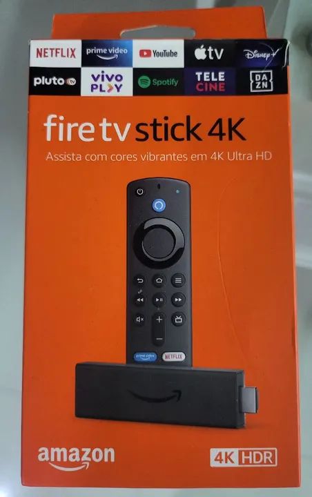 Fire TV Stick 4K - Assista com cores vibrantes!