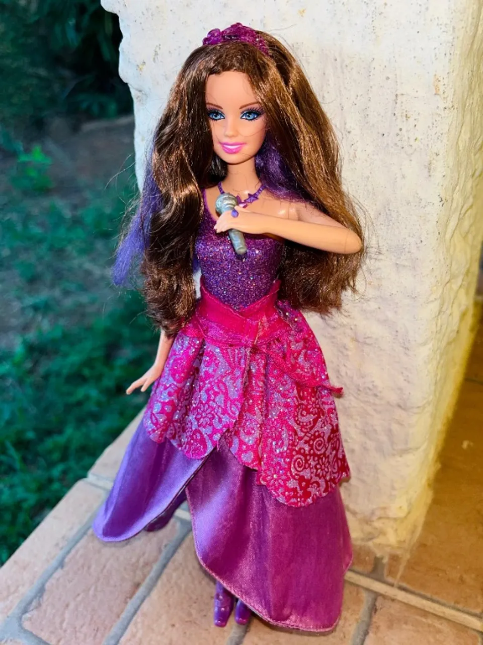 Boneca Barbie Popstar Keira, de 'a princesa e a popstar', Mattel