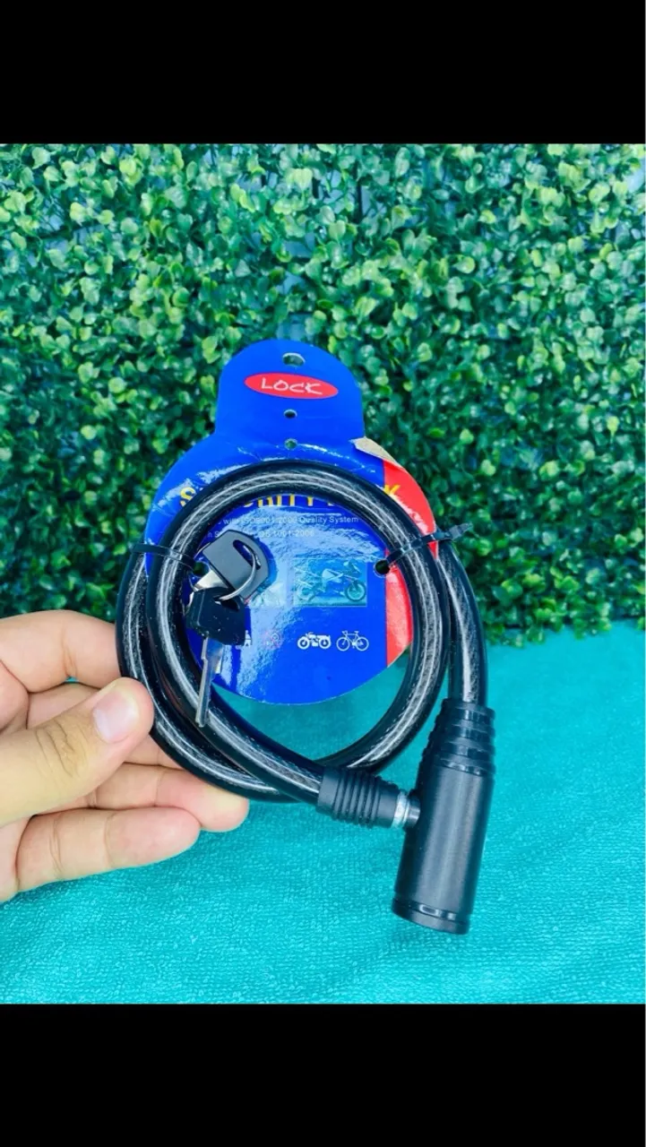 Cadeado para moto e bicicleta