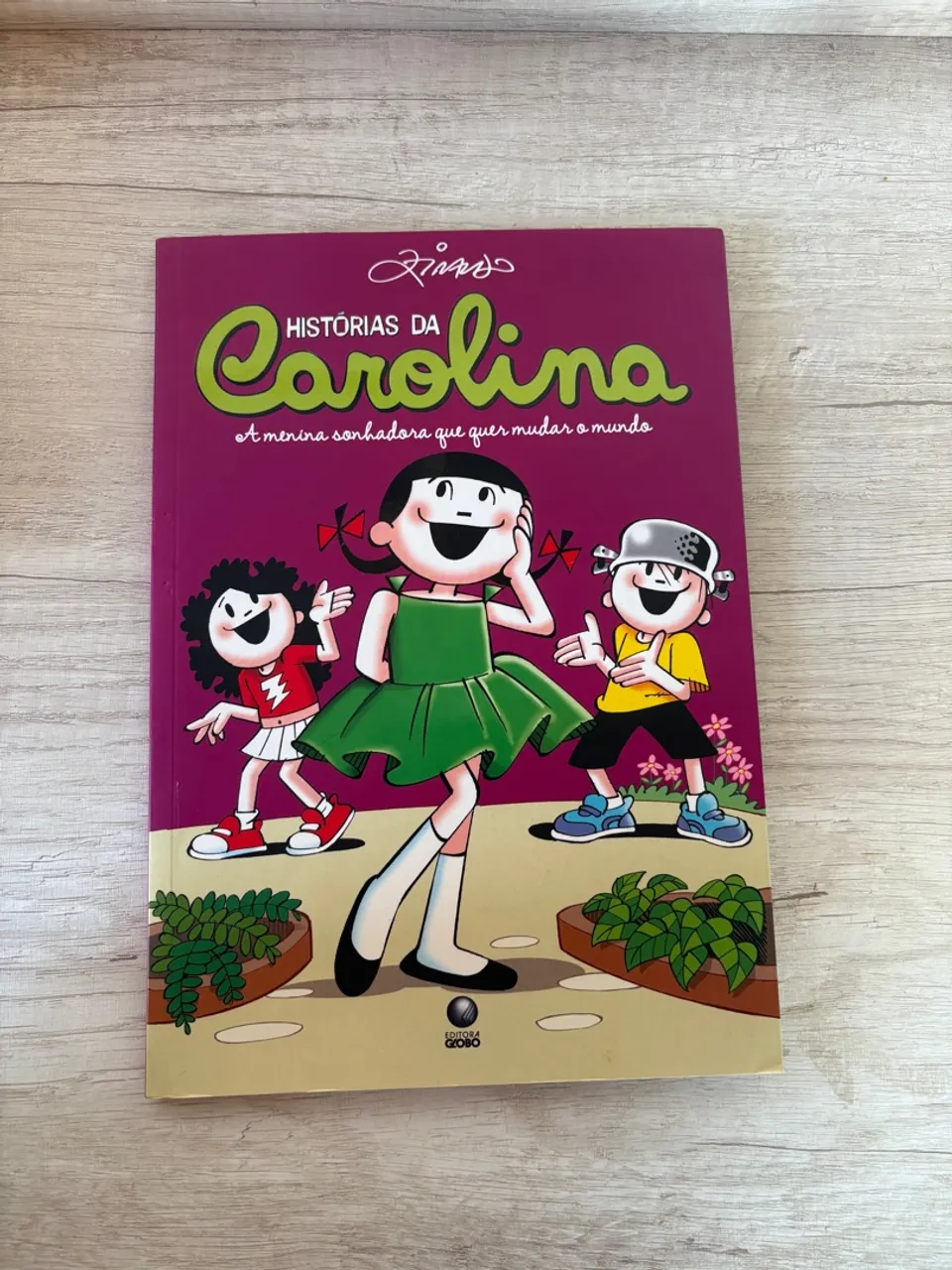 Livro Histórias da Carolina em quadrinhos - Ziraldo Alves Pinto