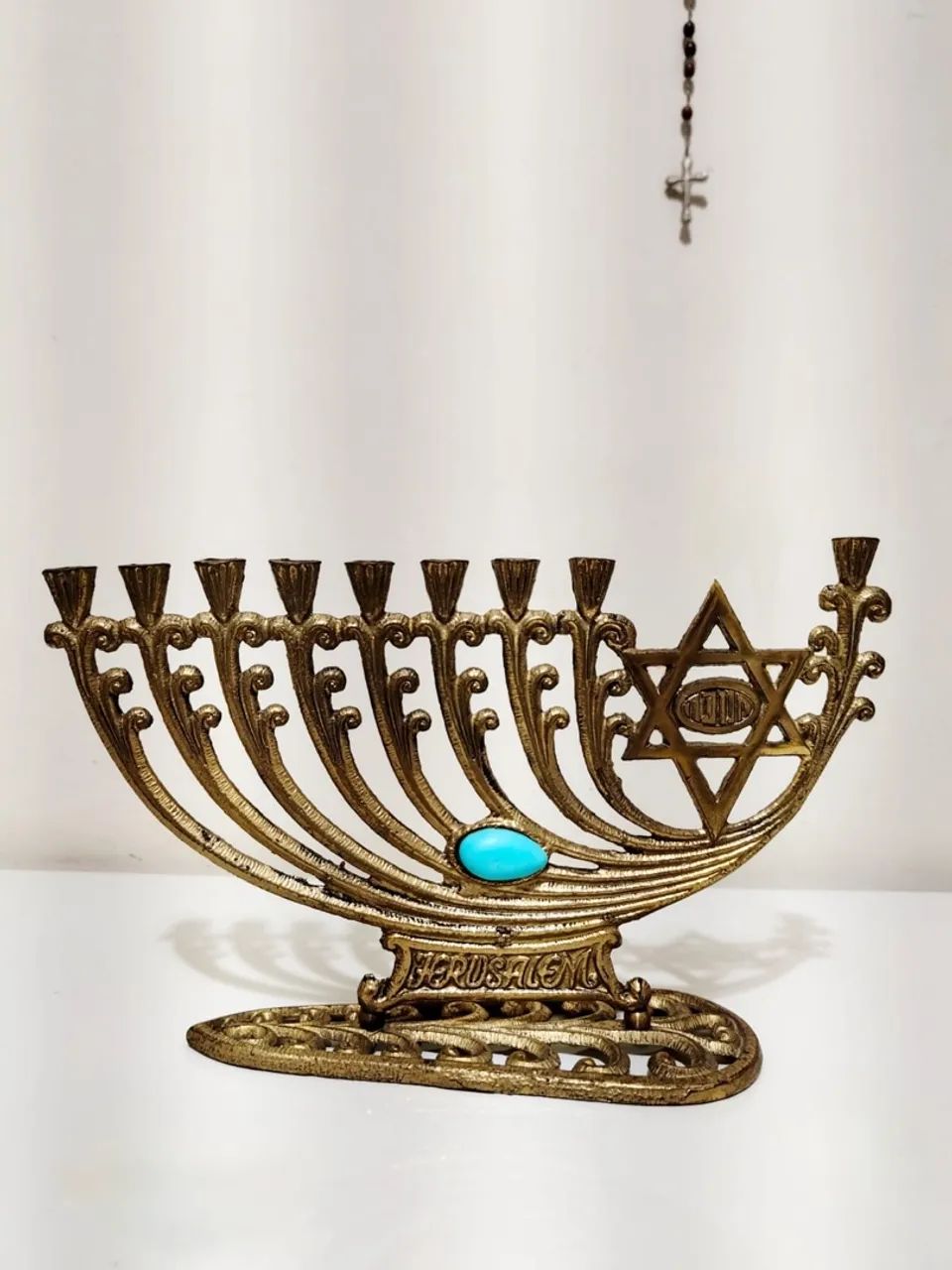 Chanukiá Candelabro Bronze