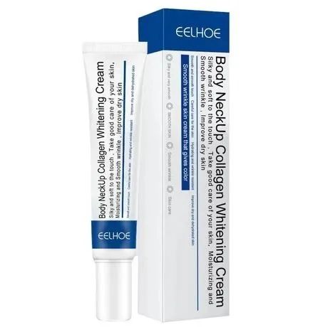 Colágeno, clareador, reduz linhas e hidrata. Creme para o pescoço EELHOE 20g de  - Foto 4