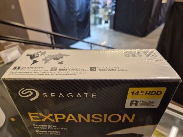 HD Externo 14TB Seagate Expansion HD 14TB 3.5 USB 3.0 Gar Lacr Orig Loj até 12x Sp Cps Sjc - Foto 2