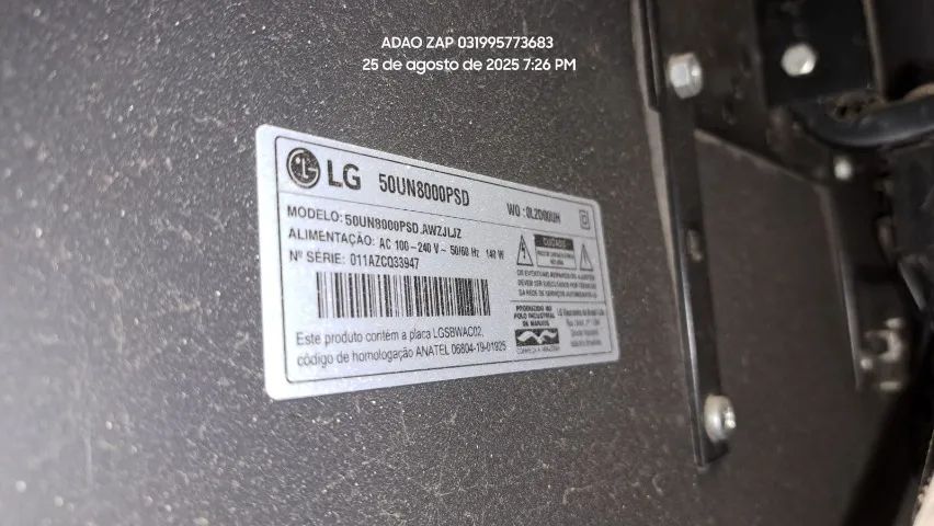 SMART TV LG MODELO 50UN8000PSD - Foto 2