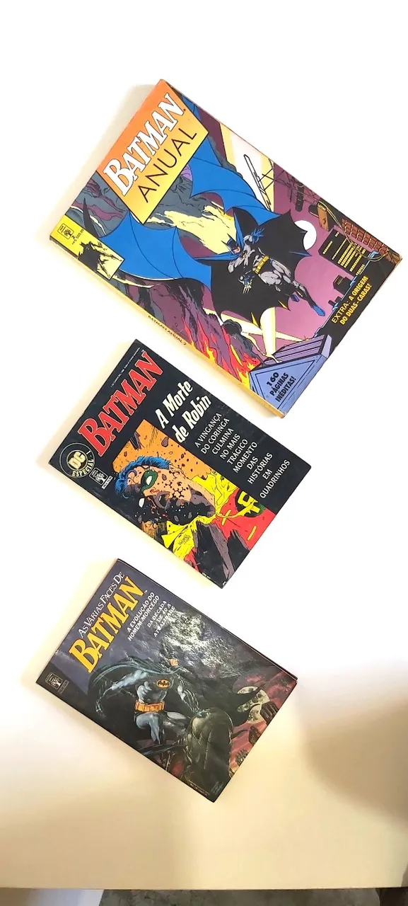 HQs do BATman: Três revistas raras do BaTMAN, para colecionadores. Preços na descrição.