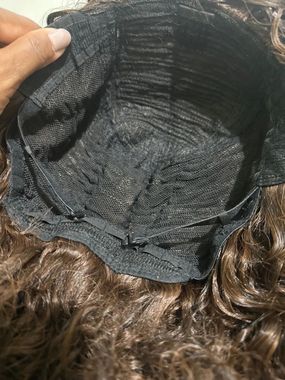 Lace Wig organica com mechas  - Foto 2