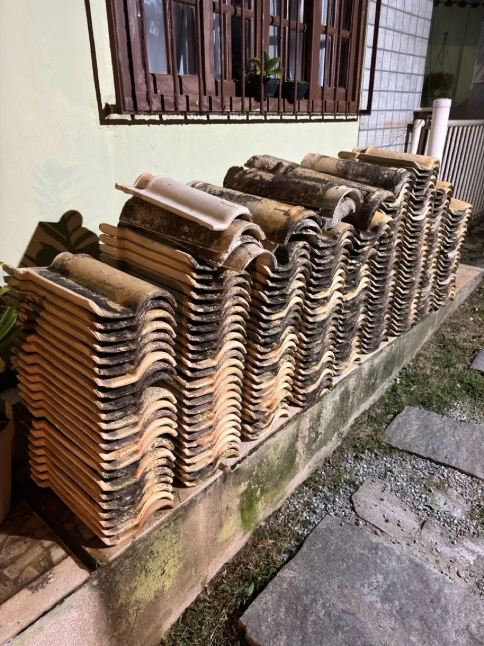 Telhas Dupla Cerâmicas Usadas - 200 unid
