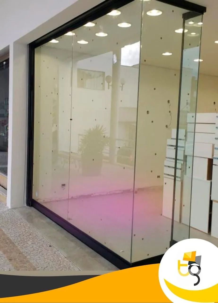 Portas Box de vidro para área externa - Foto 2