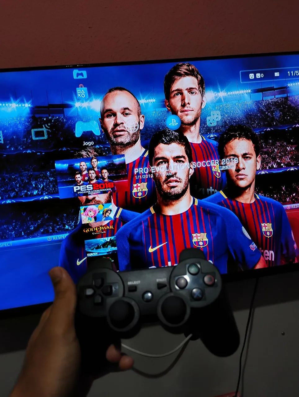 Ps3 Completo com 2 controles comprado no mercado livre confiável  - Foto 4