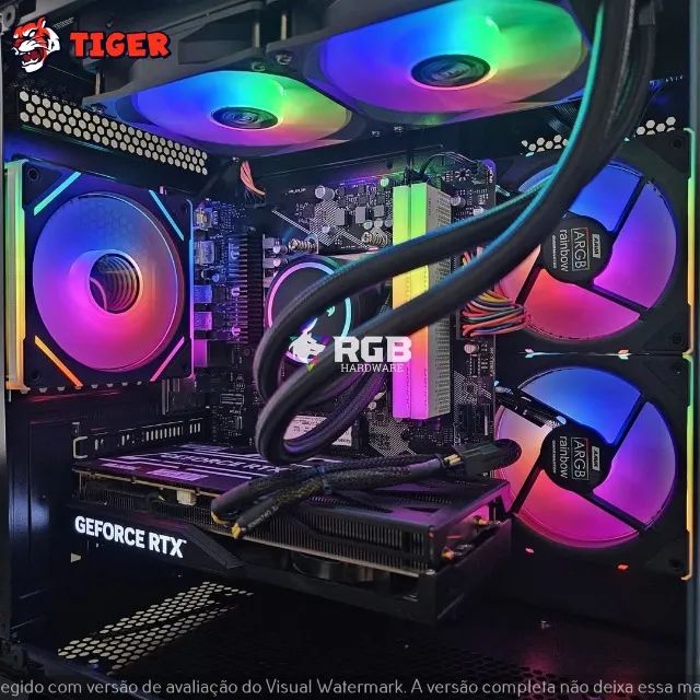 Pc Gamer Novo Completo - Ryzen 7 7700 + RTX 4060 Ti 8GB + RAM 32GB