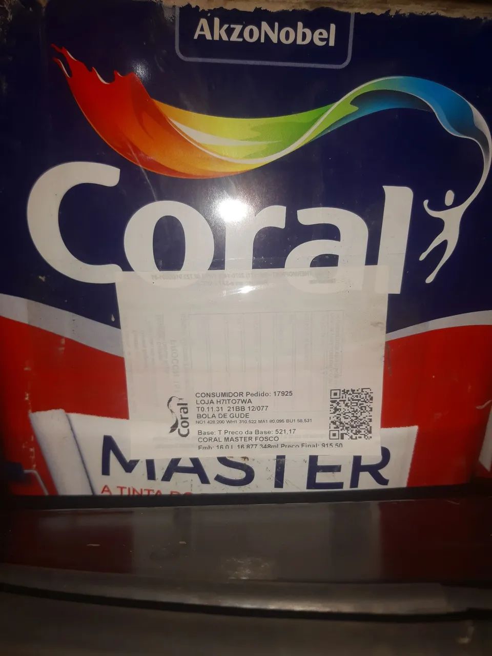 2 latas Tinta Coral Master 16 litros  - Foto 3