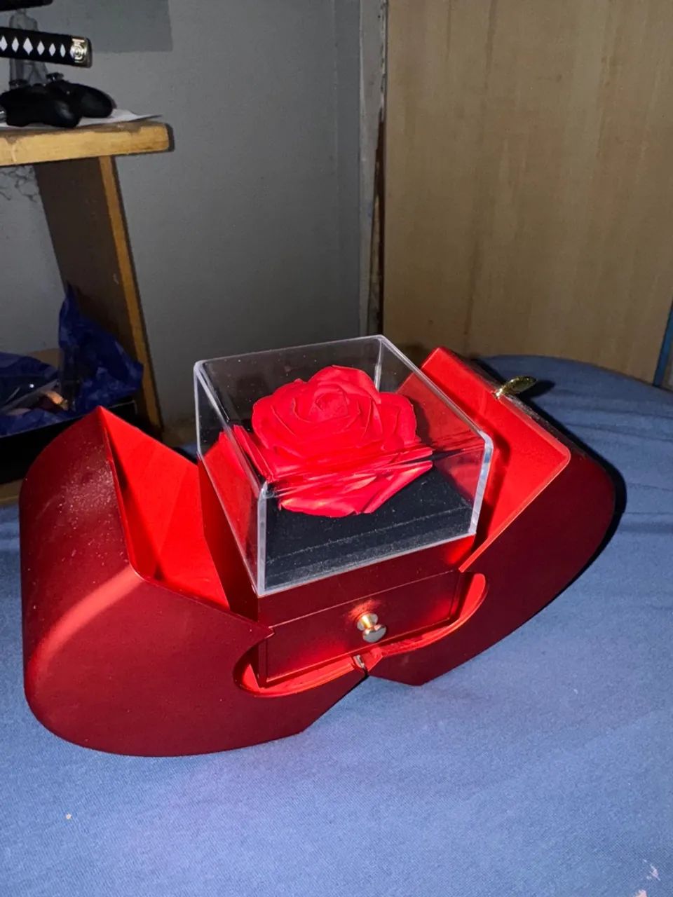 Rosa Eterna e Colar eu te amo em 100 línguas, Presente dia Dos Namorados - Foto 2
