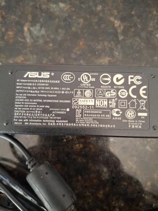 Carregador Notebook Asus Original 19V 2.1A - Foto 2