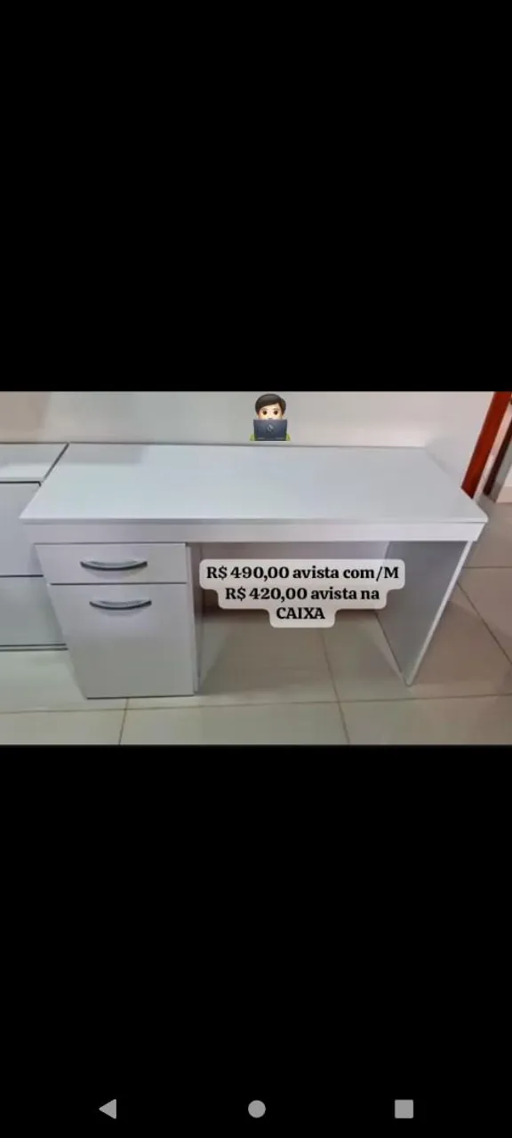 Escrivaninha com Gavetas NOVOS DE FÁBRICA