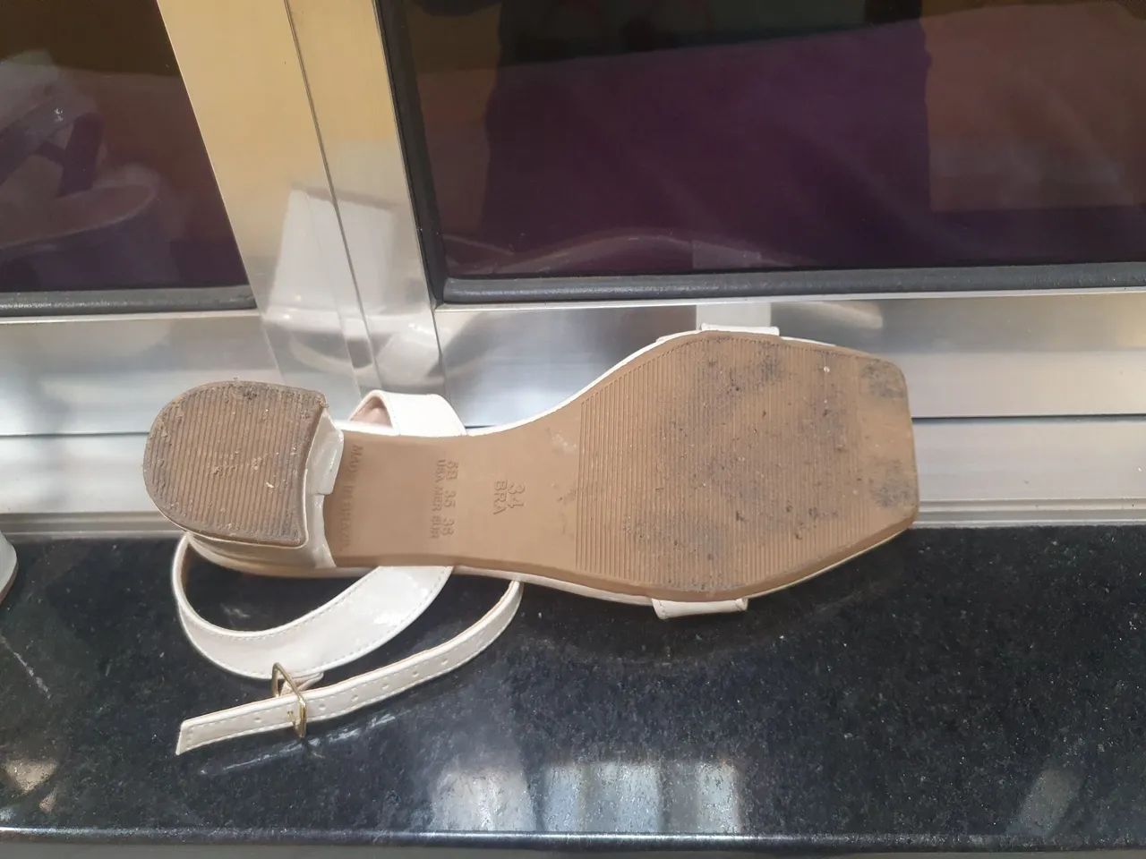 Sandália branca  - Foto 5
