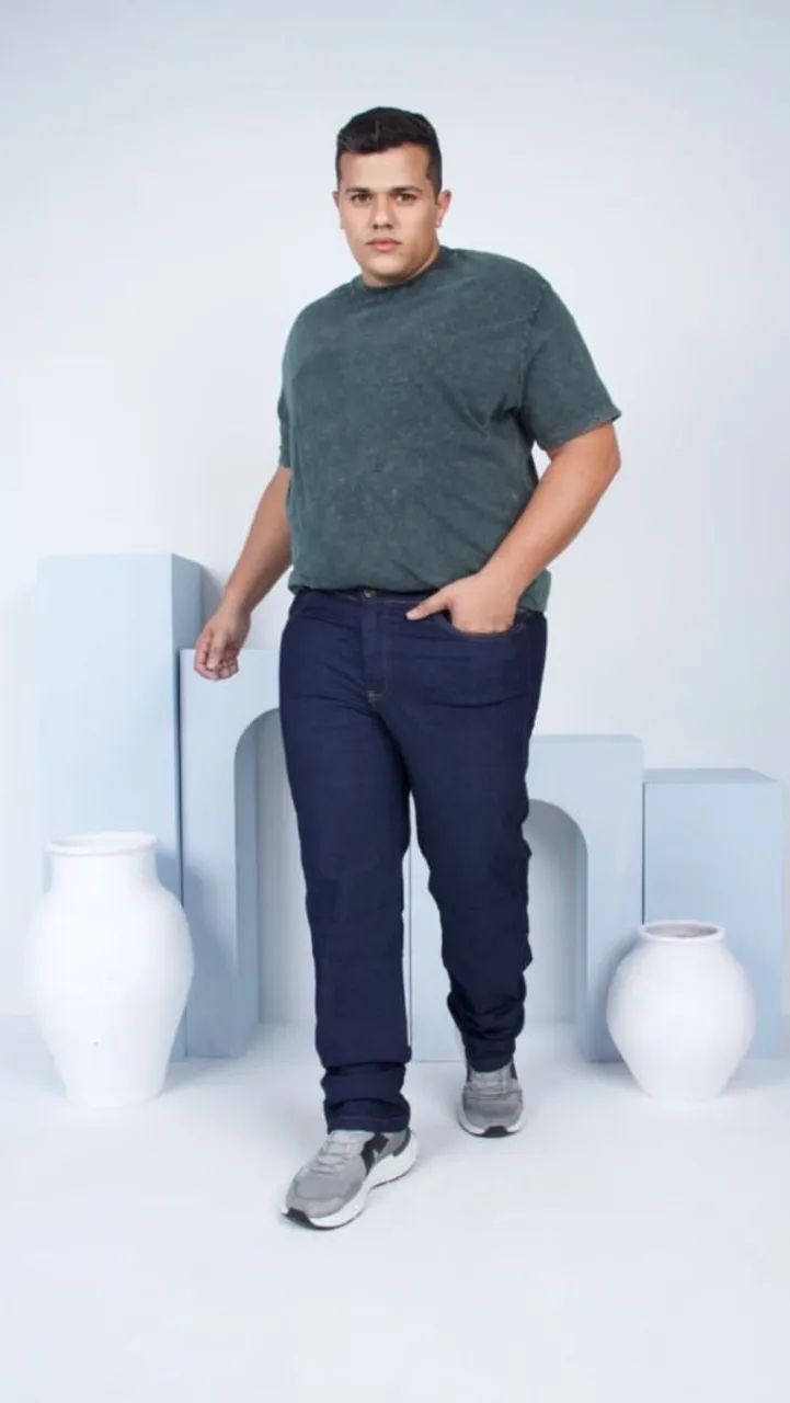 Calça Masculina Plus Size 46 a 52 - Foto 3