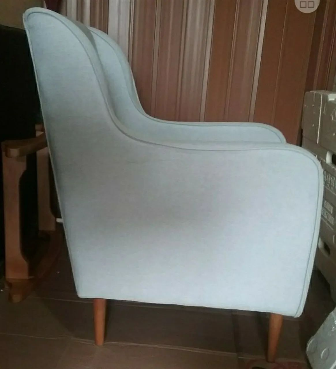 Poltrona Amamentação  - Tecido em Linho