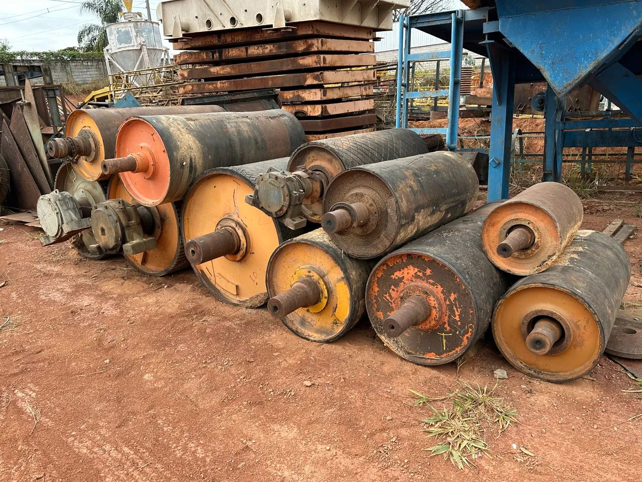 Tambores prata transportadoras de correias ( vários tamanhos ) 2