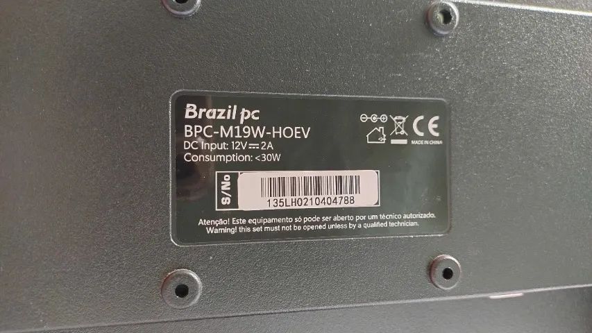 MONITOR|19"/LED/VGA(BRAZILPC)[USADO]{GARANTIA|3 MESES}/R$125 - Foto 2