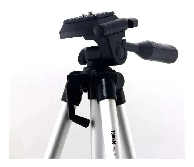 Tripé Ajustável Para Câmera Móvel De Mesa Portátil 1M - Foto 3