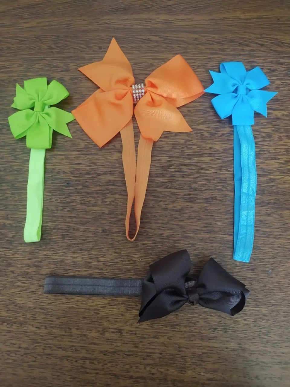 Conjunto De 4 Laços Para Bebês
