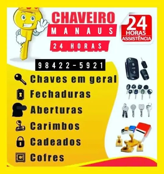 Chaveiro - À sua disposição 24H - Carro, Moto, Caminhão