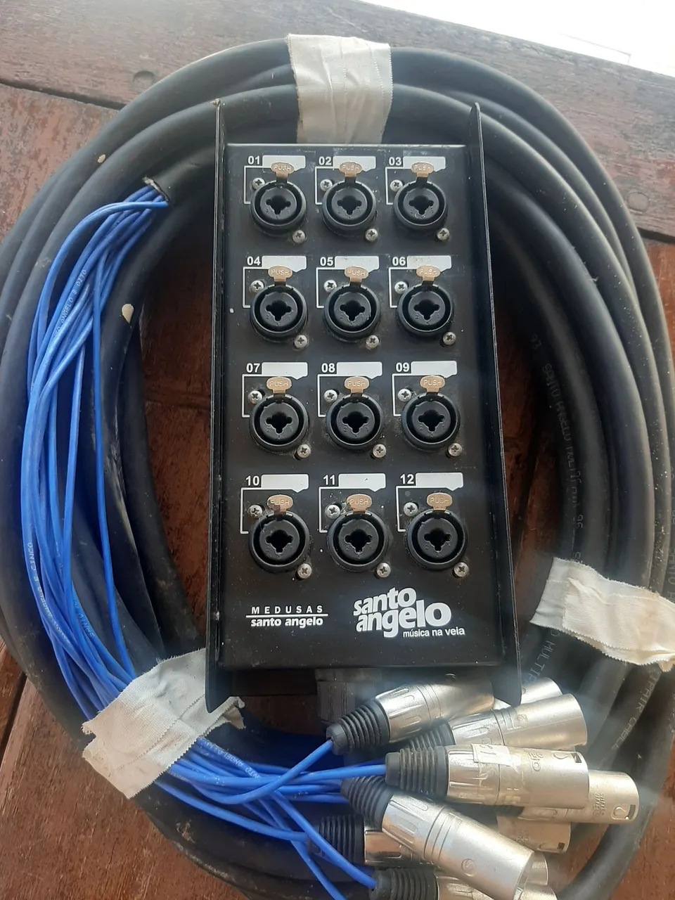 Multicabo de Áudio 12 Vias Santo Ângelo Medusas