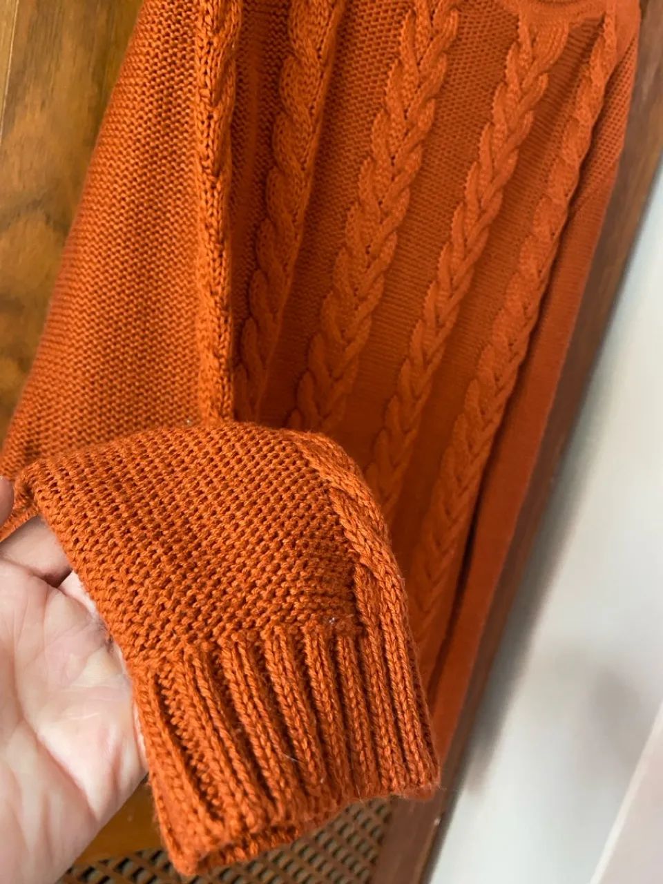 Blusa de Lã na cor Terracota P/M - Foto 2