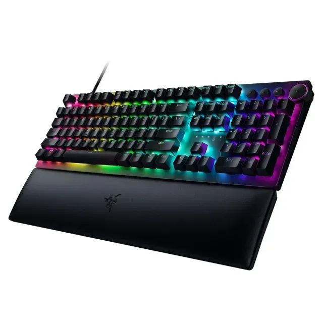 Teclado Gamer Razer Huntsman V2, Chroma RGB, Switch Óptico Red, com Apoio de Pulso, Preto  - Foto 3