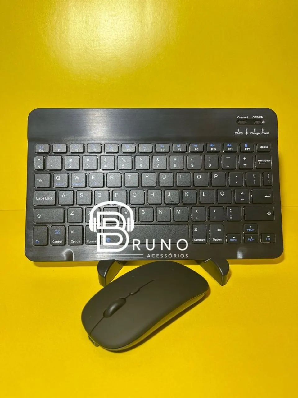 Kit Teclado e Mouse Sem Fio Bluetooth - Novo - Foto 3