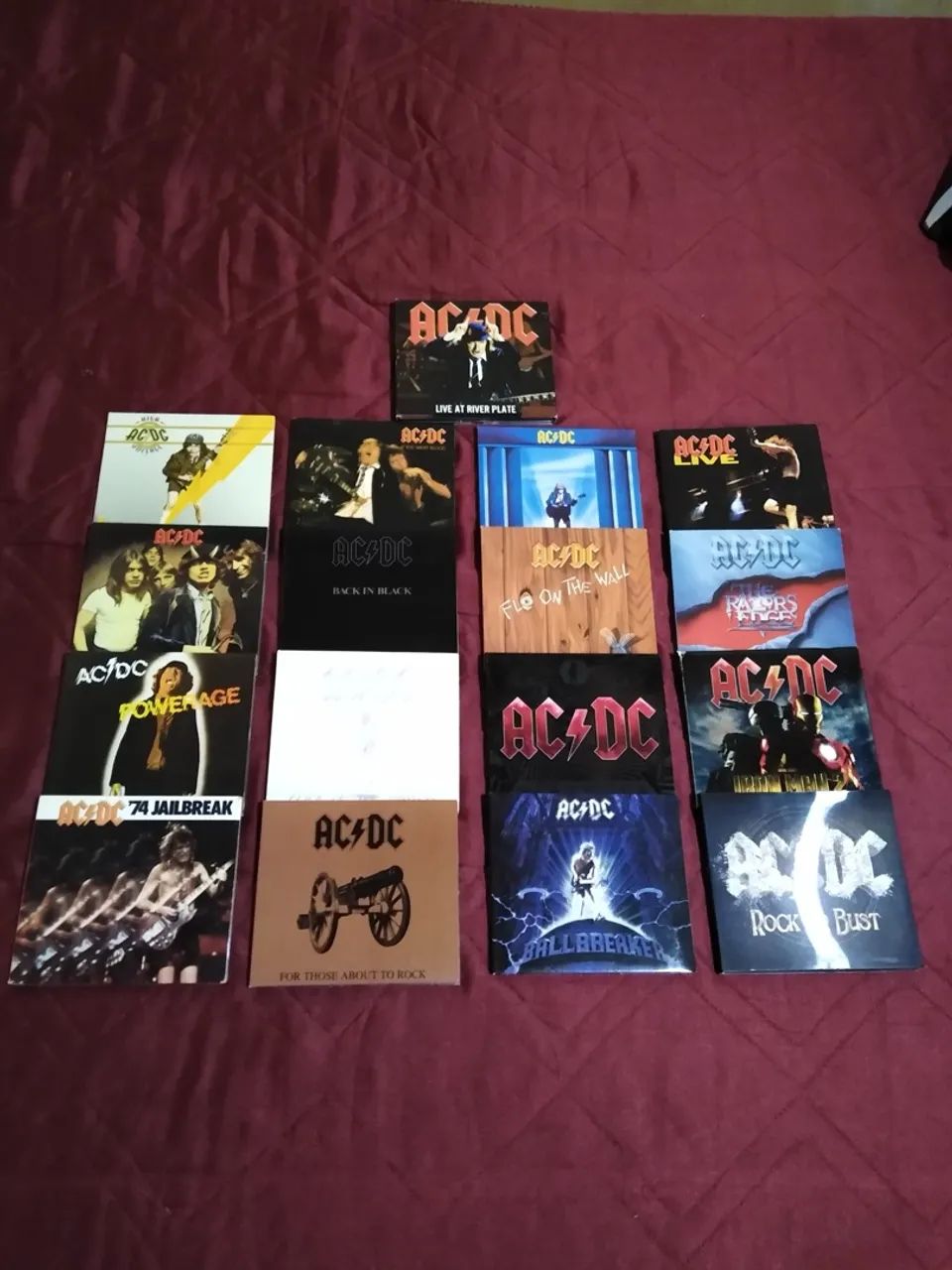 Coleção de CDs Originais AC/DC - Diversos Álbuns (Digipack)