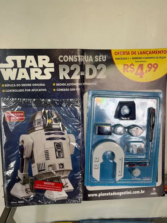Peças raras do R2-D2 - Star Wars originais na embalagem original