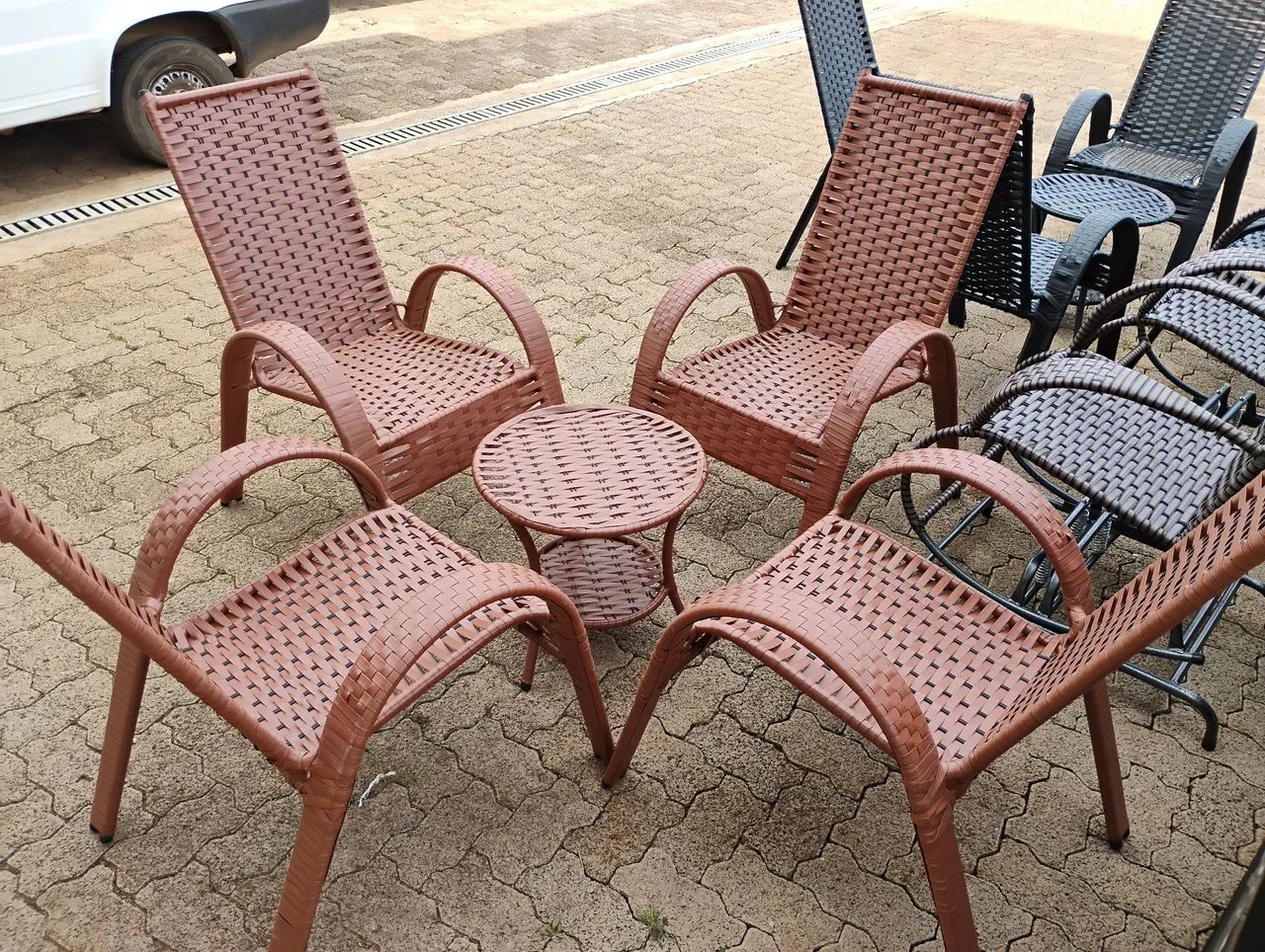 Conjunto Mesa e Cadeiras para Área Externa